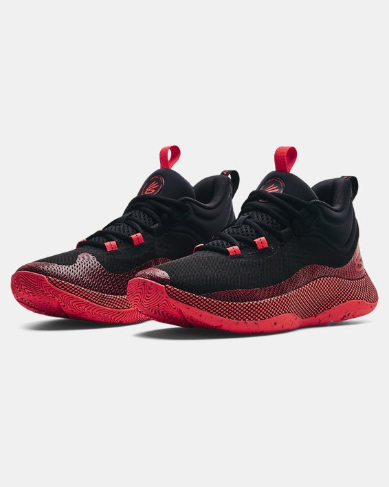 Unisex Curry HOVR™ Splash Basketball Shoes, Black, pdpMainDesktop image number 3